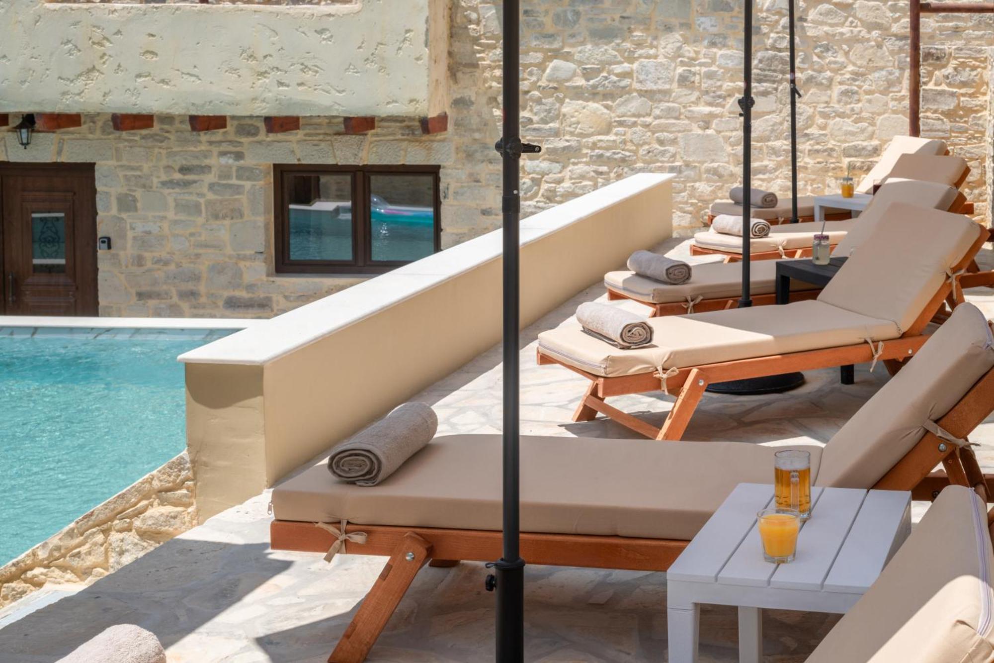 Draganigo Luxury Stone Houses 40 Min From Matala Ano Moulia المظهر الخارجي الصورة