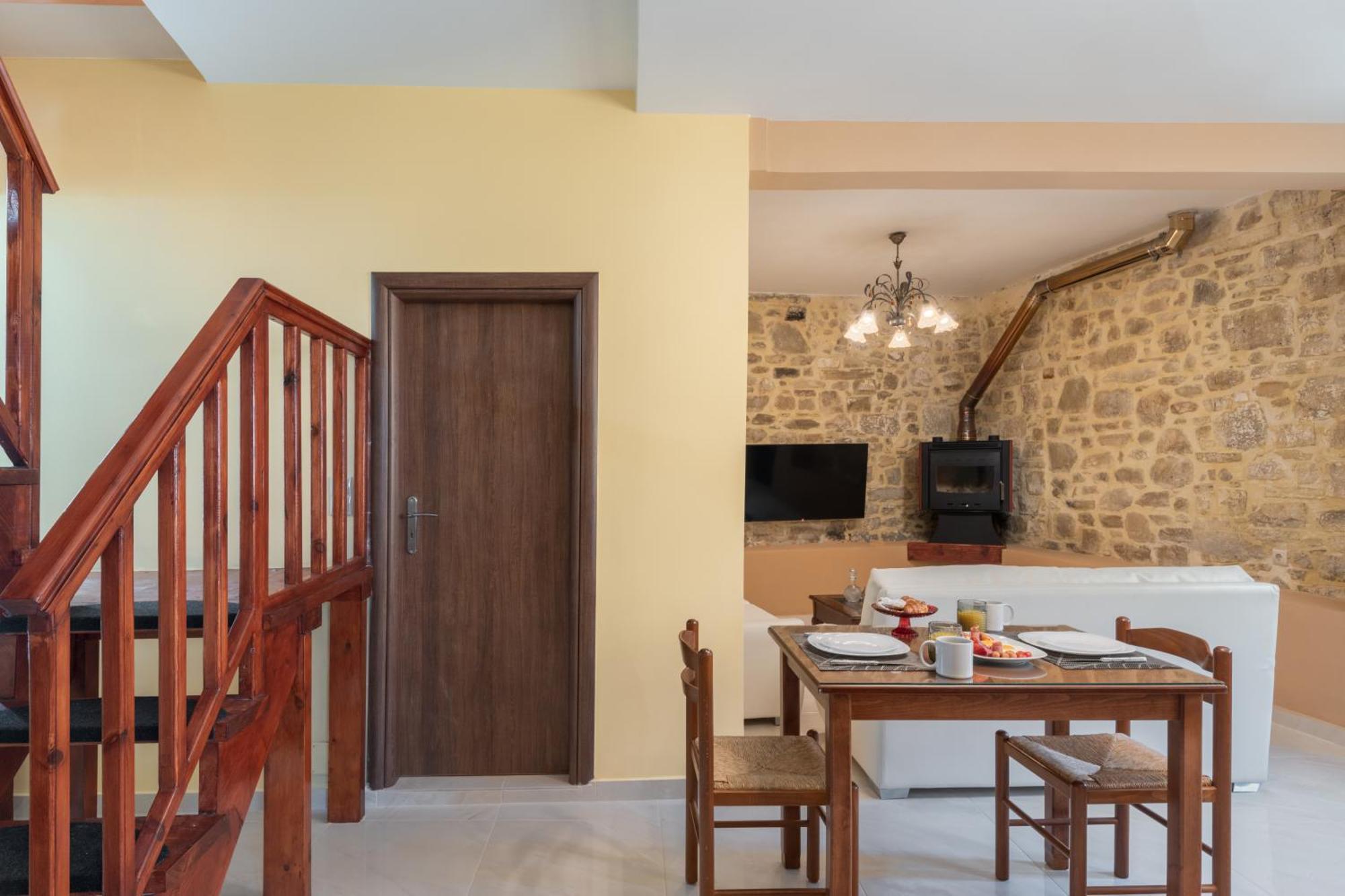 Draganigo Luxury Stone Houses 40 Min From Matala Ano Moulia الغرفة الصورة
