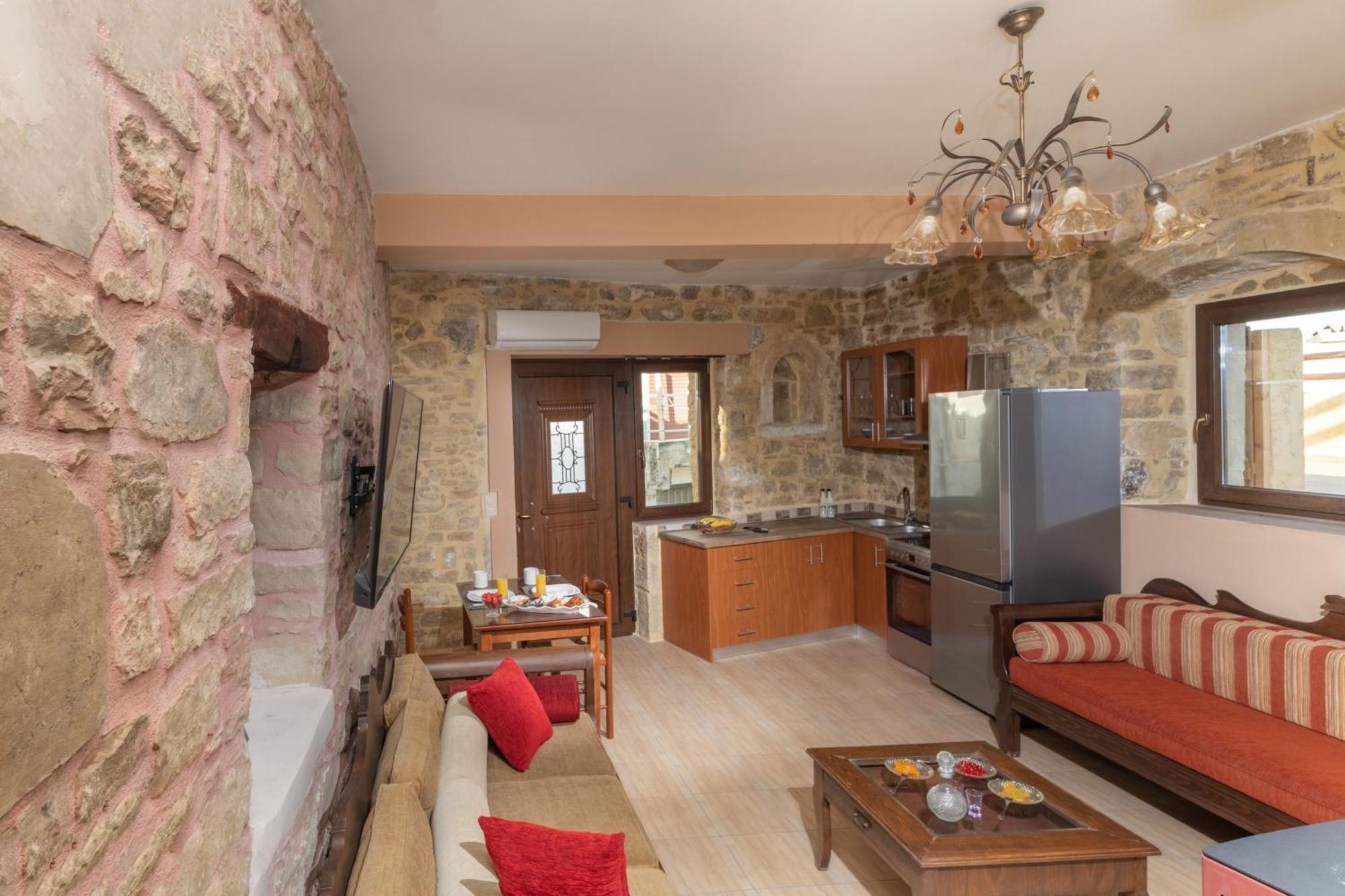 Draganigo Luxury Stone Houses 40 Min From Matala Ano Moulia الغرفة الصورة
